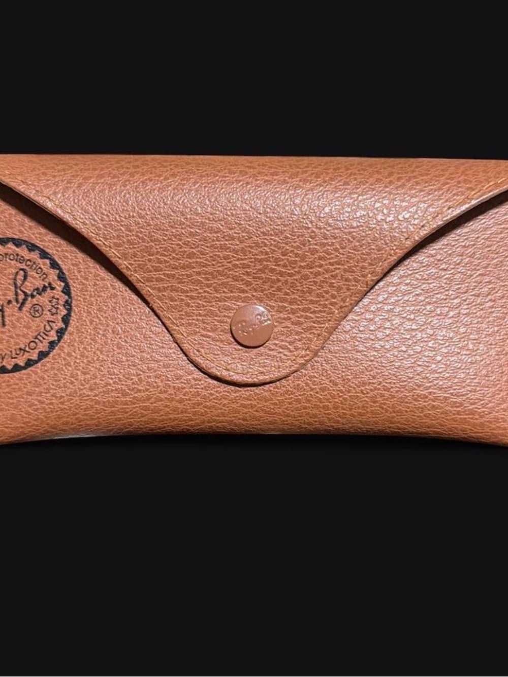 Ray-Ban Brown/Tan Leather Toiletry or Accessory Pouch